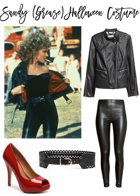 Halloween Costume Blonde Women, Costume Ideas Blonde Women, Costumes With Blonde Hair, Halloween Costumes Leather Jacket, Blonde Halloween Characters, Hollywood Costume Ideas For Women, Fashing Costumes, Hollywood Costume Ideas, Short Hair Costume Ideas Halloween