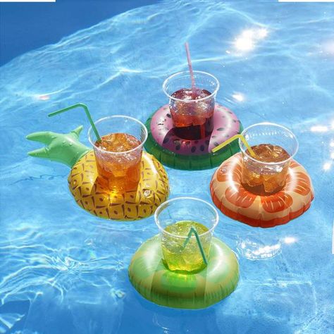 Celebrate Summer Together Drink Floatie 4-pack #Pool #PoolParty #Ad #Summer Drink Floaties, Pool Party Drinks, Summer Patio Decor, Pool Drinks, Typewriter For Sale, Pool Floaties, Summer Giveaway, Summer Patio, Yacht Party
