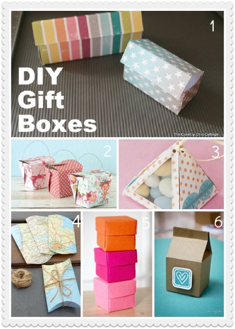 Make your own gift boxes Diy Gift Boxes, Diy Party Favor Boxes, Homemade Gift Boxes, Diy Favor Boxes, Cadeau Diy, Diy And Crafts Sewing, Creation Deco, Favors Diy, Party Favor Boxes