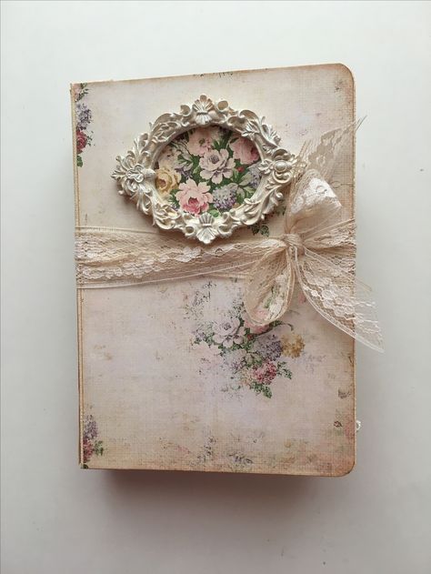 Shabby chic Fairy Dust journal Shabby Chic Junk Journal Covers, Shabby Chic Journal Covers, Shabby Chic Books, Vintage Journal Cover Ideas, Shabby Chic Junk Journal Ideas, Junk Journal Cover Ideas Diy, Journal Cover Ideas Decorating, Junk Journal Cover Ideas, Vintage Journal Cover