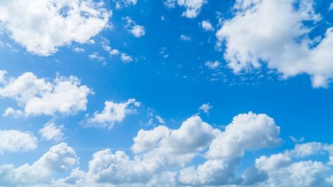 Free Photo | Blue sky background with fluffy white clouds Sky Aesthetic Pc Wallpaper, Cloud Background For Editing, Sky Wallpaper Laptop Hd, Blue Sky Wallpaper Desktop, Clouds Laptop Wallpaper, Clouds Background For Editing, Sky Wallpaper Laptop, Blue Cloud Background, Cloud Pc