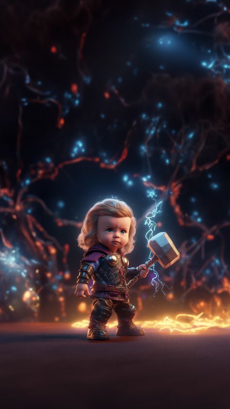Superheroes Wallpaper with Psd + AI on Behance Superheroes Wallpaper, Thor Wallpaper, Baby Marvel, Fantasy Wallpapers, Attractive Wallpapers, Cartoon Movie Characters, Baby Avengers, Baby Superhero, Qhd Wallpaper