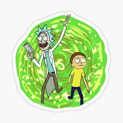 Rick And Morty Gifts & Merchandise | Redbubble Rick And Morty Drawing, Ricky And Morty, Rick And Morty Stickers, Ricky Y Morty, Rick I Morty, Money Stickers, Homemade Stickers, Rick Y Morty, Black Stickers