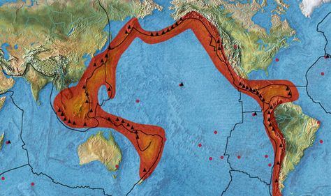 World Serpent, Fire Rocks, Tsunami Warning, Continental Drift, Ring Of Fire, Pacific Rim, Fire Station, Weird Facts, The Ring