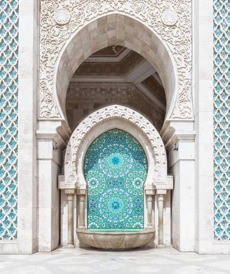 677 Hassan Ii Mosque, Casablanca, Morocco Photos and Premium High Res Pictures - Getty Images Morocco Photos, Architecture Inspired Fashion, Moroccan Mosque, Tac Mahal, Hassan Ii Mosque, Moroccan Motifs, Morocco Style, Moroccan Inspiration, Morocco Design