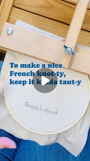 Let's learn the french knot! This decorative stitch is great for adding depth to your embroidery pieces, and it's made easy with these quick tips. French Knot Stitch, Embroider French Knot, Knot Embroidery Tutorial, Embroidery French Knot, Knot Embroidery, French Knot Embroidery, Embroidery Tutorial, Embroidery Stitches Tutorial, French Knot