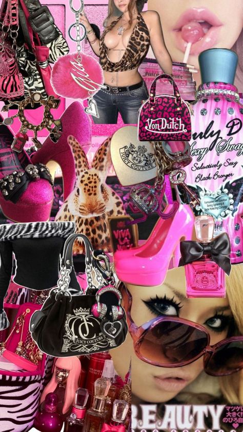 My Vibe Couture, Mcbling Trashy Y2k, Juicy Couture Aesthetic, 2009 Aesthetic, Y2k Gyaru, Trashy Y2k Aesthetic, Juicy Couture Clothes, Blonde Pink, Embrace Natural Beauty