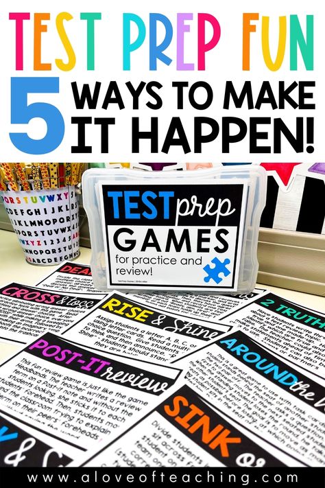 State Testing Pep Rally Ideas, Reading Review Games, Test Review Games, Test Prep Motivation, Test Prep Fun, State Testing Prep, Staar Test Prep, Test Prep Strategies, Test Prep Activities
