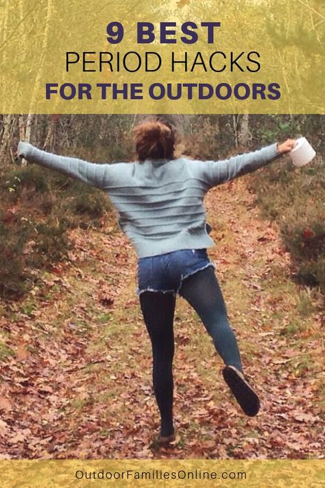 Handling your period in the wild doesn't have to be a daunting task. Bookmark our guide to menstruation in the outdoors and learn the best hacks for handling your period while hiking, backpacking, or just spending time in the great outdoors. Plus, our list of 9 Best Menstruation Products for Outdoorsy Women   #OutdoorFamilies #OutdoorWomen #PeriodHacks #FeminineCare Outdoorsy Women, Best Hacks, Solo Camping, Period Hacks, Kayak Camping, Wilderness Camping, Backpacking Asia, Hiking Backpacking, Family Tent
