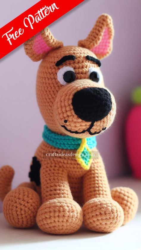 Free Sonic Crochet Pattern, Disney Stitch Crochet Pattern Free, Crochet Garfield Pattern Free, Disney Crochet Patterns Free, Owl Amigurumi Free Pattern, Disney Crochet Patterns, Crochet Toys Free Patterns, Easy Crochet Animals, Crochet Dog Patterns