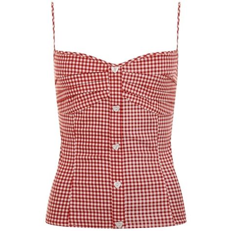 Flavia Picnic Gingham Top ($37) ❤ liked on Polyvore featuring tops, shirts, red gingham top, red top, red gingham shirt, gingham print shirt and shirt tops Patchwork, Lana Del Rey, Red Gingham Top, Red Gingham Shirt, Gingham Top, Stil Inspiration, Gingham Shirt, Gingham Tops, Red Gingham