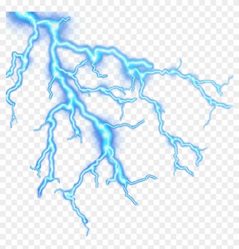 Thunder Png, Lightning Cartoon, Lightning Thunder, Grafika Vintage, Lightning Strike, Blue Electric, Graphisches Design, Blue Lightning, Texture Graphic Design