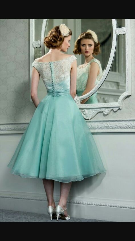 <3 Retro Bridesmaid Dresses, Retro Prom Dress, 1950s Prom Dress, Tea Length Prom Dress, Vintage Style Wedding Dresses, Vintage Formal Dresses, 파티 드레스, Vintage Party Dresses, Gaun Fashion