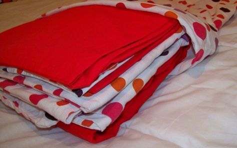 How To Fold Bedsheet Sets into a Pillowcase. Organisation, Egyptian Pharaohs, How To Fold Sheets, The Egyptian Pharaohs, Fold Bed Sheets, Folding Fitted Sheets, Closet Hacks, Bundle Package, Sleep Early