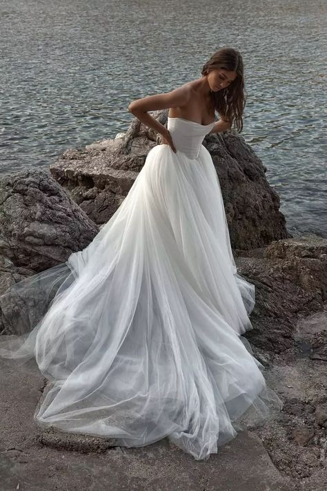 New Chosen by KYHA Wedding Dresses Beach Wedding Dresses, Chosen By Kyha, Piano Design, Couture Wedding Dress, Neck Corset, Beachy Wedding, Wedding Dresses A, Wedding Dresses A Line, Dresses A Line