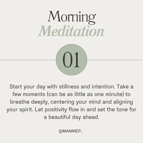 ✨Hey beautiful souls ✨ Let’s talk about 5 habits to help you live a more balanced lifestyle: 🌿 Starting with some morning meditation vibes to set our intentions for the day – because our energy sets the tone! 🏃🏾‍♀️ Next up, let’s talk about moving our bodies daily, not just in the gym, but in ways that bring us joy! Dance it out, take a stroll, or flow through some yoga – whatever feels right for you. 💤And oh, don’t sleep on the importance of restful sleep! Crafting a bedtime ritual fre... Intentions For The Day, Daily Intentions, Bedtime Ritual, Hey Beautiful, Our Energy, Morning Meditation, Dance It Out, Balanced Lifestyle, Wellness Coach