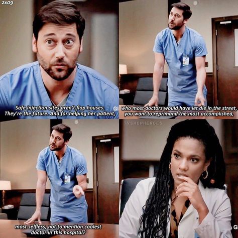 New Amsterdam Tv Series, Amsterdam Quotes, Ryan Eggold, Tv Series Memes, Interacial Couples, Station 19, New Amsterdam, Lights Camera Action, In The Hospital