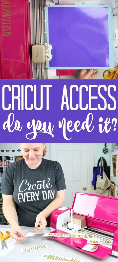 What is Cricut Access? We are covering everything you need to know to decide whether or not you need this monthly subscription! #cricut #cricutaccess #cricutmachine #crafts #diy #crafting #cricutcrafts #cricutexplore #cricutexploreair #cricutmaker Cricut Access, How To Use Cricut, Maker Project, Country Chic Cottage, Is It Worth It, Quick Diy, Clay Pot Crafts, Diy Repair, Cricut Explore Air