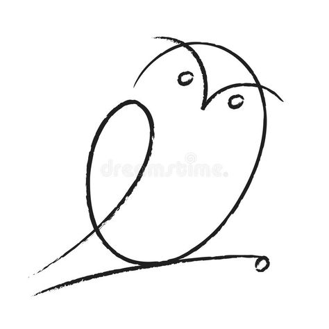 Funny Cartoon Faces, رسم كاريكاتير, Owl Vector, Owl Illustration, 자수 디자인, Wire Art, Line Art Drawings, Art Drawings Simple, Painting Illustration