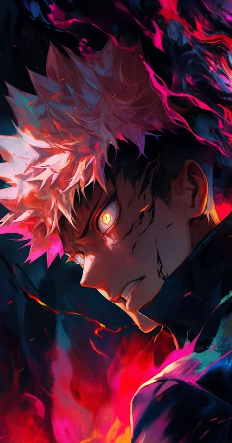 Gojo Power, Jujutsu Kaisen Wallpaper, Jjk Wallpaper, Command Respect, Yuuji Itadori, Itadori Yuuji, Goth Wallpaper, Yuji Itadori, 1080p Wallpaper