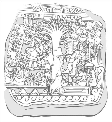 Izapa Stela 5: Archaeological Mesoamerican artifact resembling Lehi,s dream in the Book of Mormon. Tikal, Ancient Mesoamerica, White God, Maya Art, Ancient Writing, Spanish Conquistador, Ancient Astronaut, Mayan Art, Ancient Origins