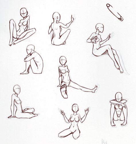 Anatomy Pose, Výtvarné Reference, Drawing Body Poses, Different Poses, Body Reference Drawing, Gambar Figur, 캐릭터 드로잉, Body Anatomy, Anatomy Drawing