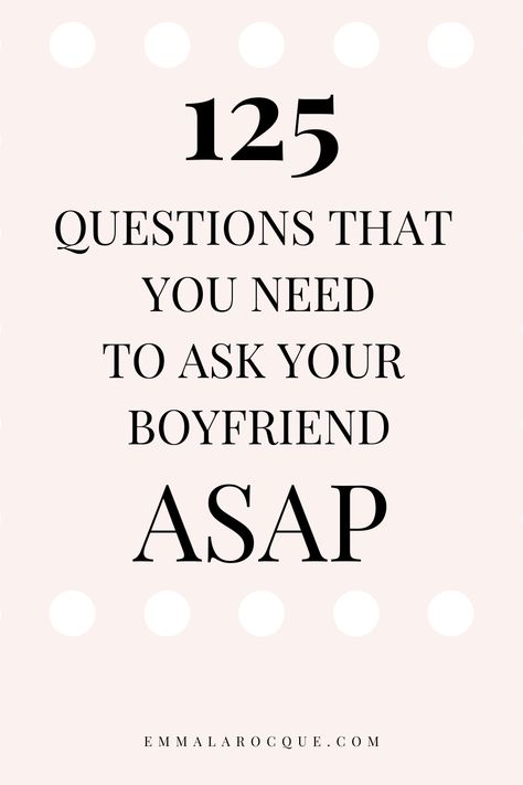 125 flirty and romantic questions to ask your boyfriend as soon as possible! Interesting Get To Know You Questions, Psychological Questions To Ask Boyfriend, Things To Know About Your Bf, Dating A Nerd Aesthetic, Questions To Ask Your Boyfriend To See How Well He Knows You, Questions To Ask The Guy You Like, Things To Ask In A New Relationship, Phycological Questions, Quiz To Ask Your Boyfriend