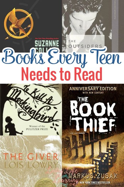 These are books every high schooler needs to read because every single book on this list is great. And actually, they are great for adults to read, too. #reading #highschool #teens #summerreading #LivingLifeandLearning Book Club Activities, Best Books For Teens, High School Reading, Single Book, High School Books, Homeschool Reading, High Schools, Book Suggestions, Ya Books