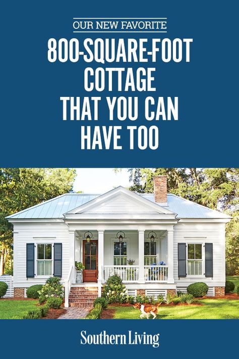 Tiny Colonial House, Square Farmhouse Plans, Cute Small Homes Cottage, 2br Tiny House Plans, Small Cottage Homes 3 Bedroom, Tiny Home Plans Cottage, Small Cottage Homes Plans Open Floor, Cheap Cottages To Build, Simple Cottage Plans