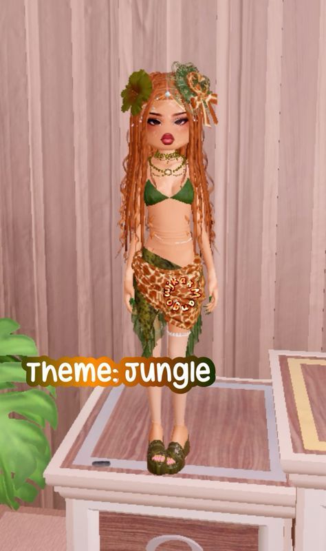 Dress To Impress Outfits Roblox Game Theme Jungle, Dress To Impress Theme Me Right Now, Dti Dress To Impress Outfits, Dti Jungle Theme Outfits, Dti Theme Free Style, Good Dress To Impress Outfits, Dti Theme Jungle, Jungle Theme Dress To Impress, Fiona Dress To Impress