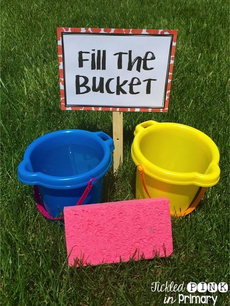 Backyard Game Ideas, Ability Ideas, Fill The Bucket, Field Day Activities, Holiday Party Crafts, Field Day Games, Backyard Game, Picnic Games, Summer Camp Activities