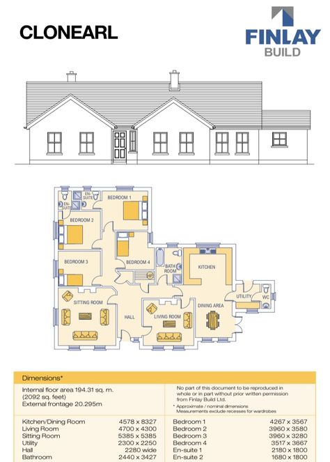 Bungalow Plans Ireland, Irish Bungalow Design, Irish Bungalow, Irish House Plans, House Plans Ireland, Realistic House, House Designs Ireland, Nice Houses, Mobile Home Renovations