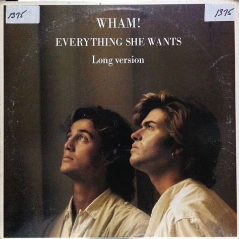 https://flic.kr/s/aHskszcNVE | Wham! - Everything She Wants (Long Version) | Condition: Very Good Plus (VG+) Sleeve condition: Very Good (VG) $4.00 In stock Label / Catalog: Columbia ‎– 44-05180 Year: 1985 Country: Format: 12" - 33 ⅓ RPM - Media: Some hairlines in the Everything She Wants side / Sleeve: Very good condition except by the damaged spine. Although Michael bemoaned much of Wham!'s material as he began his solo career, "Everything She Wants" remained a song of which... George Michael Songs, Andrew Ridgeley, Everything She Wants, George Michael Wham, Columbia Records, Vinyl Record Album, Pop Dance, George Michael, Vintage Vinyl Records