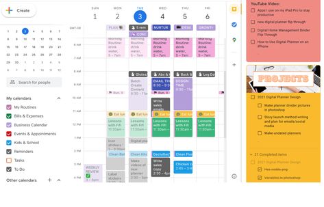 How to Make the Most Out of Your Google Calendar | Wendaful Planning Google Calendar Ideas, Google Calender, To Do Calendar, Planner Setup, Online Planner, Today Calendar, Calendar Organization, Digital Organization, Online Calendar