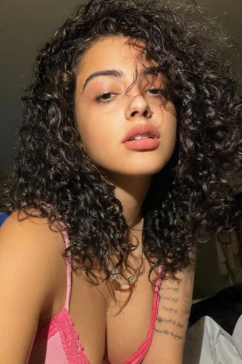 Curly Hair, Hair, Malu Trevejo, Dancer