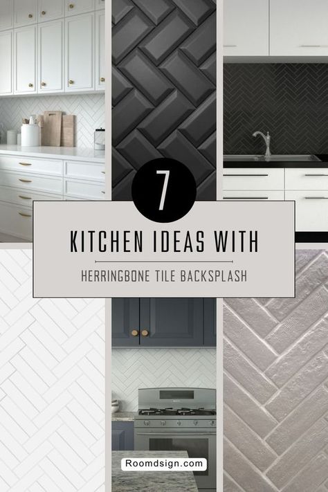 Transform Your Kitchen: Inspiring Ideas with Herringbone Tile Backsplash. Elevate your kitchen's aesthetic with the timeless elegance of herringbone tile backsplash. Explore a range of inspiring ideas and design possibilities that add texture, depth, and sophistication to your space. From classic white subway tiles to bold-colored ceramics and natural stone, discover how herringbone patterns can enhance the charm of your kitchen. Dive into our guide and bring a touch of timeless style to your home with herringbone tile backsplash. #KitchenDesign #HerringboneTile #BacksplashIdeas #HomeDecor #InteriorStyling Backsplash For Marble Countertops, Herringbone Kitchen Backsplash Ideas, Herringbone Tile Backsplash Kitchen, Black Herringbone Backsplash, White Herringbone Tile Backsplash, Herringbone Tiles Kitchen, Herringbone Backsplash Kitchen, Herringbone Kitchen Backsplash, White Subway Tiles Kitchen Backsplash