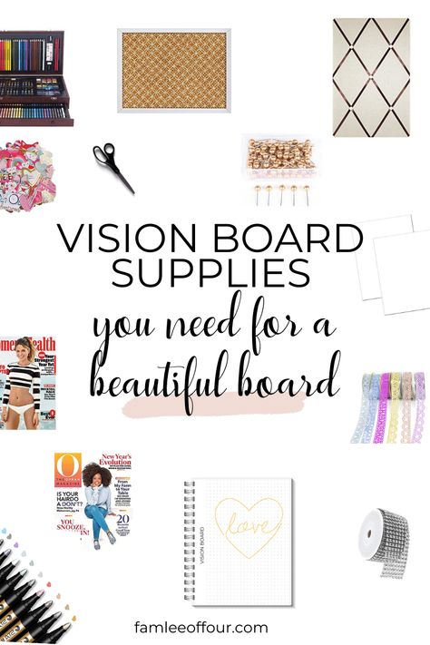 Amigurumi Patterns, How To Make A Vision Board Diy Ideas, Vision Board Supplies List, Vision Board Supply List, Visualization Affirmations, Desktop Vision Board, Vision Board Materials, Beautiful Vision Boards, Vision Board Supplies