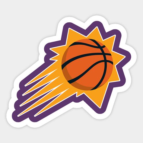 hey everyone hope you guys like this design or maybe logo of phoenix suns basketball valley. -- Choose from our vast selection of stickers to match with your favorite design to make the perfect customized sticker/decal. Perfect to put on water bottles, laptops, hard hats, and car windows. Everything from favorite TV show stickers to funny stickers. For men, women, boys, and girls. Logo Basketball Design, Phoenix Suns Logo, Baddie Art, Basketball Crafts, Ball Stickers, Basketball Logo Design, Sport Stickers, Phoenix Basketball, Basketball Stickers