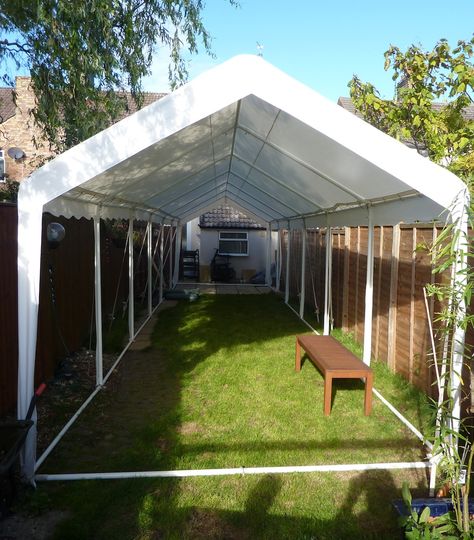 A Gala Tent Marquee used for a garden party #diy #gardenparty Marquee Party Backyards, Garden Party Marquee, Backyard Marquee Party, Marquee Garden Party, Small Tent Decorating Ideas, Marquee Birthday Party Ideas, Marquee Party Ideas, Garden Party Diy, 70s Birthday