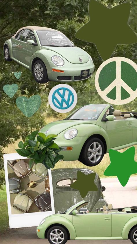 im being so serious when i say i'd give my left testicle to own a volkswagen new beetle gls 2.0 convertable (green) as my first car New Volkswagen Beetle, Mint Green Vw Beetle, Aesthetic Beetle Car, Sage Green Volkswagen Beetle, Volkswagen Beetle Green, Volkswagen Beetle Interior Decor, Green Beetle Car, Volkswagen Beetle Wallpaper, Volkswagen Beetle Decor