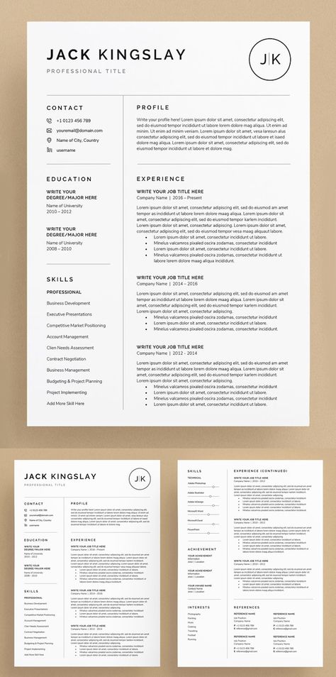 Professional Graphic Design Resume, Reference Page For Resume, Unique Resume Template, Cv Inspiration, Unique Resume, Resume References, Resume Layout, Job Resume Template, Cv Template Word