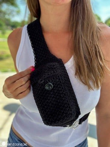 Amigurumi Patterns, Crochet Crossbody Phone Bag Pattern, Crochet Small Crossbody Bag Pattern Free, Crochet Sling Backpack, Crochet Chest Bag, Crochet Cross Body Bags Free Patterns, Crochet Cross Body Purse Pattern Free, Cross Body Bag Crochet Pattern Free, Cross Body Crochet Bag Pattern Free