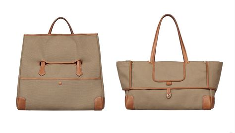 HERMES - Brown Canvas Tote Bag 2014 Hermes Canvas Bag, Vintage Hermes Bag, Bag Styling, Bags 2014, Mens Bag, Vintage Tote Bag, Vintage Hermes, Womens Bags, Leather Products