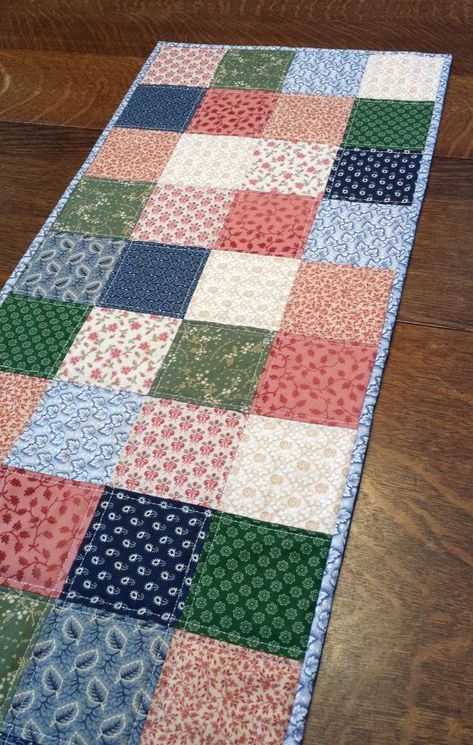 Country Table Runners | Quilted Table Runner country table runner by WarmandCozyQuilts, $38.00 Table Runners Quilted, Country Table Runner, Chevron Table Runners, Chevron Table, Patchwork Table Runner, Country Table, Quilted Table Runners Patterns, Sewing Crafts Tutorials, Handmade Table Runner