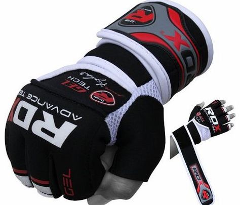 RDX Authentic RDX GEL Wraps Grappling Gloves MMA,UFC,Boxing Mitts, Large No description (Barcode EAN = 5060271489848). http://www.comparestoreprices.co.uk/boxing-equipment/rdx-authentic-rdx-gel-wraps-grappling-gloves-mma-ufc-boxing-mitts-large.asp Mma Outfit, Boxing Mitts, Boxing Hand Wraps, Boxing Clothes, Mma Clothing, Ufc Boxing, Boxing Equipment, Mma Equipment, Mma Gloves