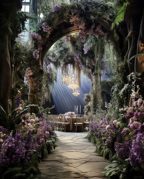 Fairytale Wedding Ceremony, Wedding Ceremony Decoration, Flower Arrangements Wedding, Enchanted Garden Wedding, Forest Theme Wedding, Floral Design Wedding, Wedding Planing, Dream Wedding Decorations, 100k Followers