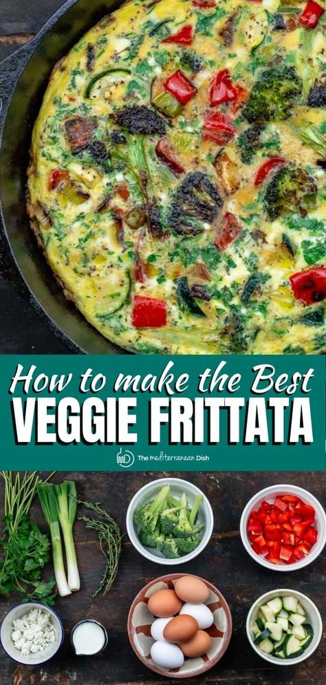 Zucchini Frittata Recipe, Fritata Recipe, Wednesday Dinner, Vegetable Frittata Recipes, Easy Frittata Recipe, Easy Frittata, Veggie Frittata, Vegetable Frittata, Med Diet