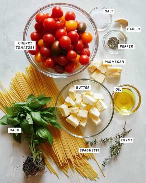 Essen, Cherry Tomato Olive Oil Pasta, Garlic Cherry Tomato Pasta, Sausage And Cherry Tomato Pasta, Borsine Tomato Pasta, Pasta With Cherry Tomatoes Simple, Recipes With Roasted Cherry Tomatoes, Healthy Meals With Tomatoes, Cherry Tomatoes Pasta Recipes