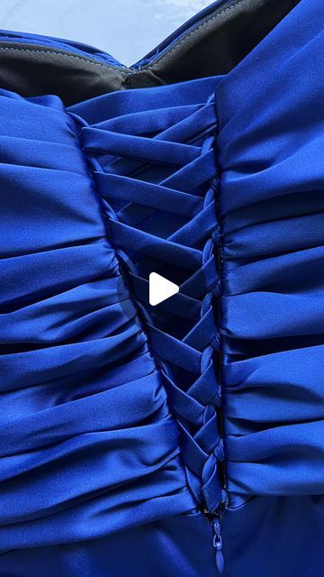 Zipper To Lace Up Dress, Couture, Stitching Tutorial Sewing Dress, Design For Dress Material, How To Stitch A Dress, Corset Back View, Stitching Dresses Tutorials, Corset Pattern Tutorial, Stitching Videos