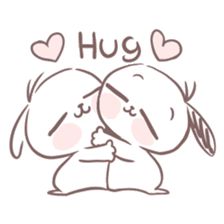 𑁍ࠜೄ Hug Pics Cartoon, Hug Cute Cartoon, Cute Hug Doodle, Hugs Cartoon, Hug Doodle, Cartoon Hug, Hug Cartoon, Hugging Drawing, Doodles Bonitos